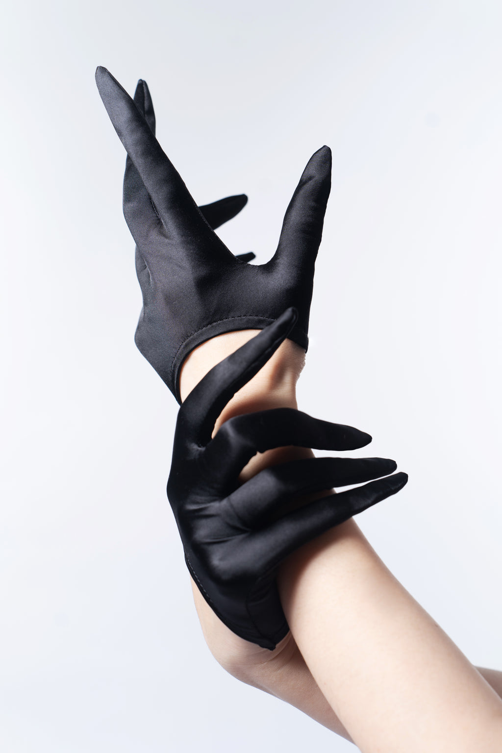 Fabric Half-Palm Gloves
