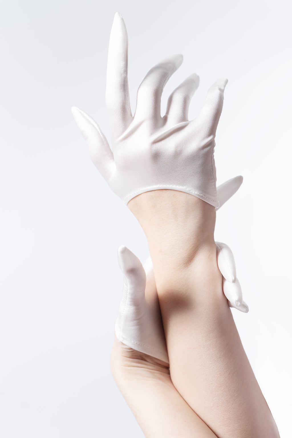 Fabric Half-Palm Gloves