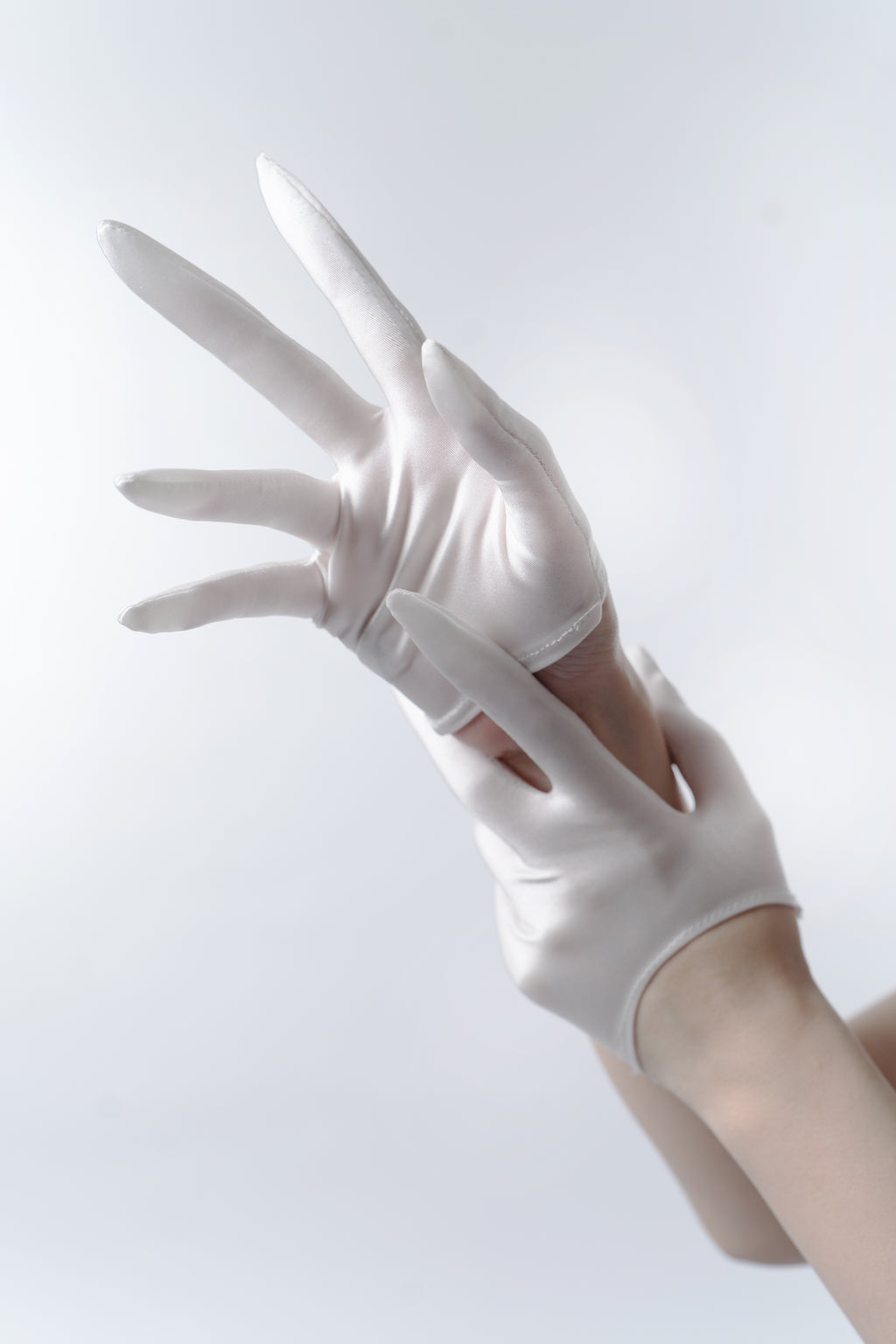 Fabric Half-Palm Gloves
