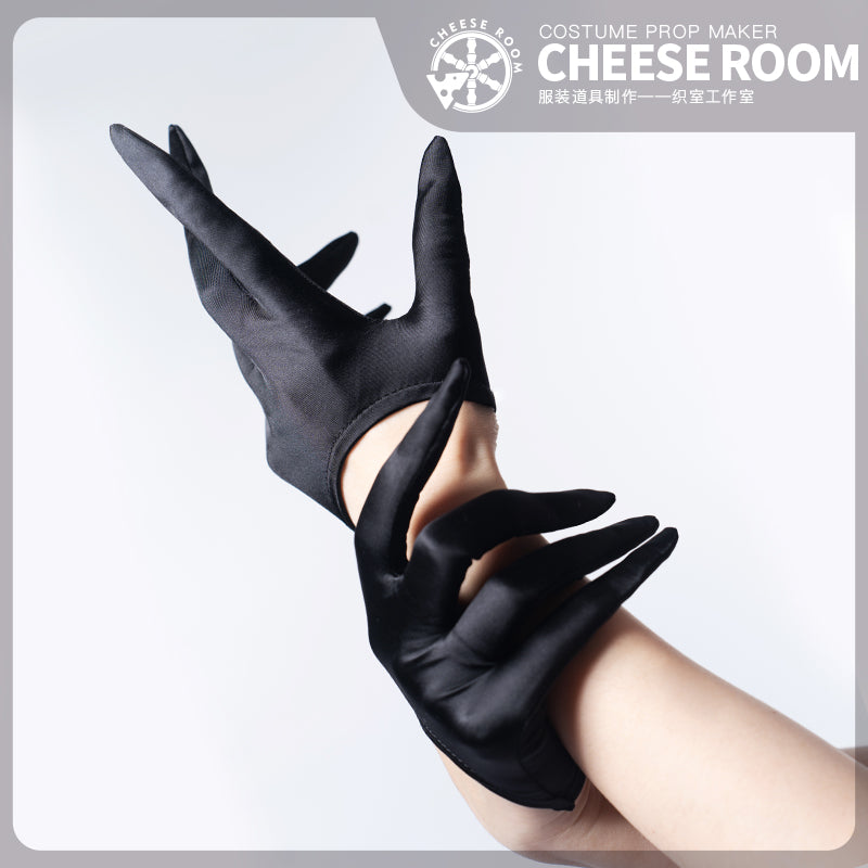 Fabric Half-Palm Gloves