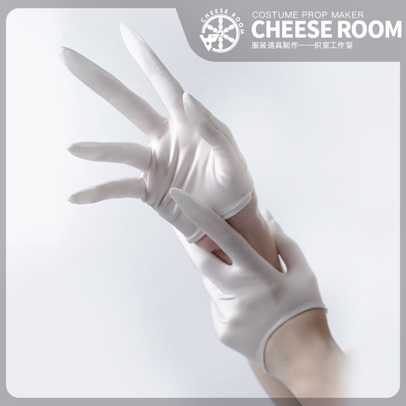 Fabric Half-Palm Gloves